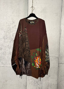 Drawstring Tattoo Dress