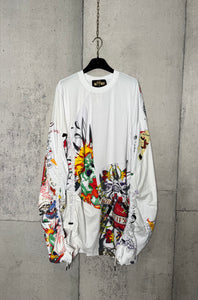 Drawstring Tattoo Dress
