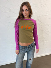 Load image into Gallery viewer, Long Sleeve Raglan Logo T-Shirt