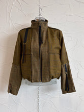 Load image into Gallery viewer, Zip Up Plaid Jacket