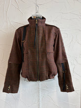 Load image into Gallery viewer, Zip Up Plaid Jacket