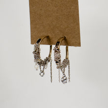 Load image into Gallery viewer, Chain Wrapped Hoop