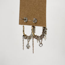 Load image into Gallery viewer, Chain Wrapped Hoop