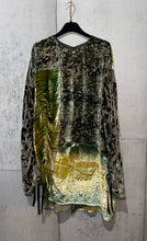 Load image into Gallery viewer, Drawstring Velvet Fringe Dress