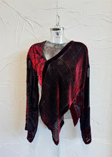Load image into Gallery viewer, Asymmetrical Velvet Top