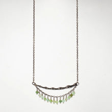 Load image into Gallery viewer, Spine &amp; Beaded Fringe Necklace