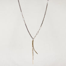 Load image into Gallery viewer, Arc Charm Tassel Necklace