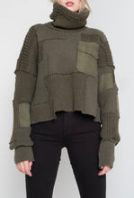 Load image into Gallery viewer, Army Turtleneck Sweater