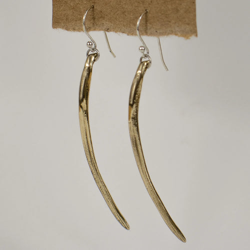 Brass Cod Branchiostegal Earrings