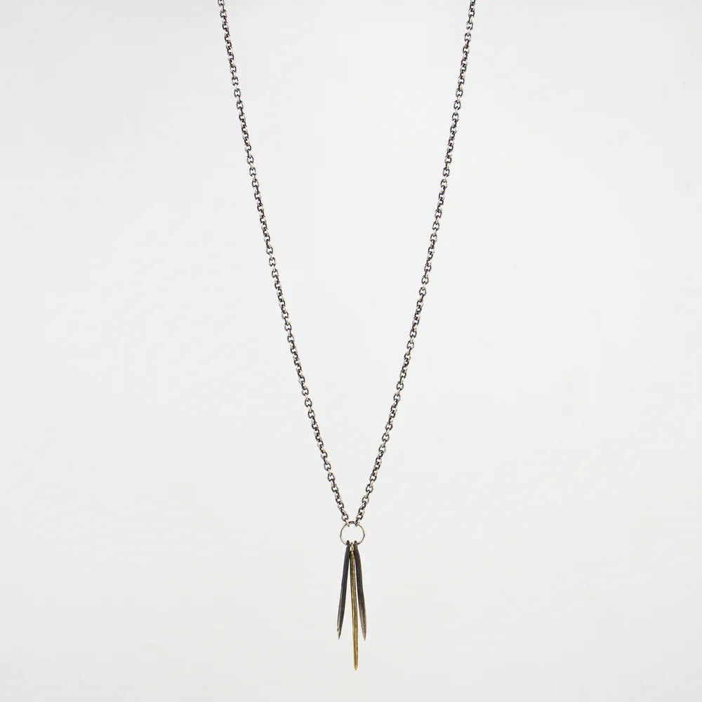 Three Spike Necklace